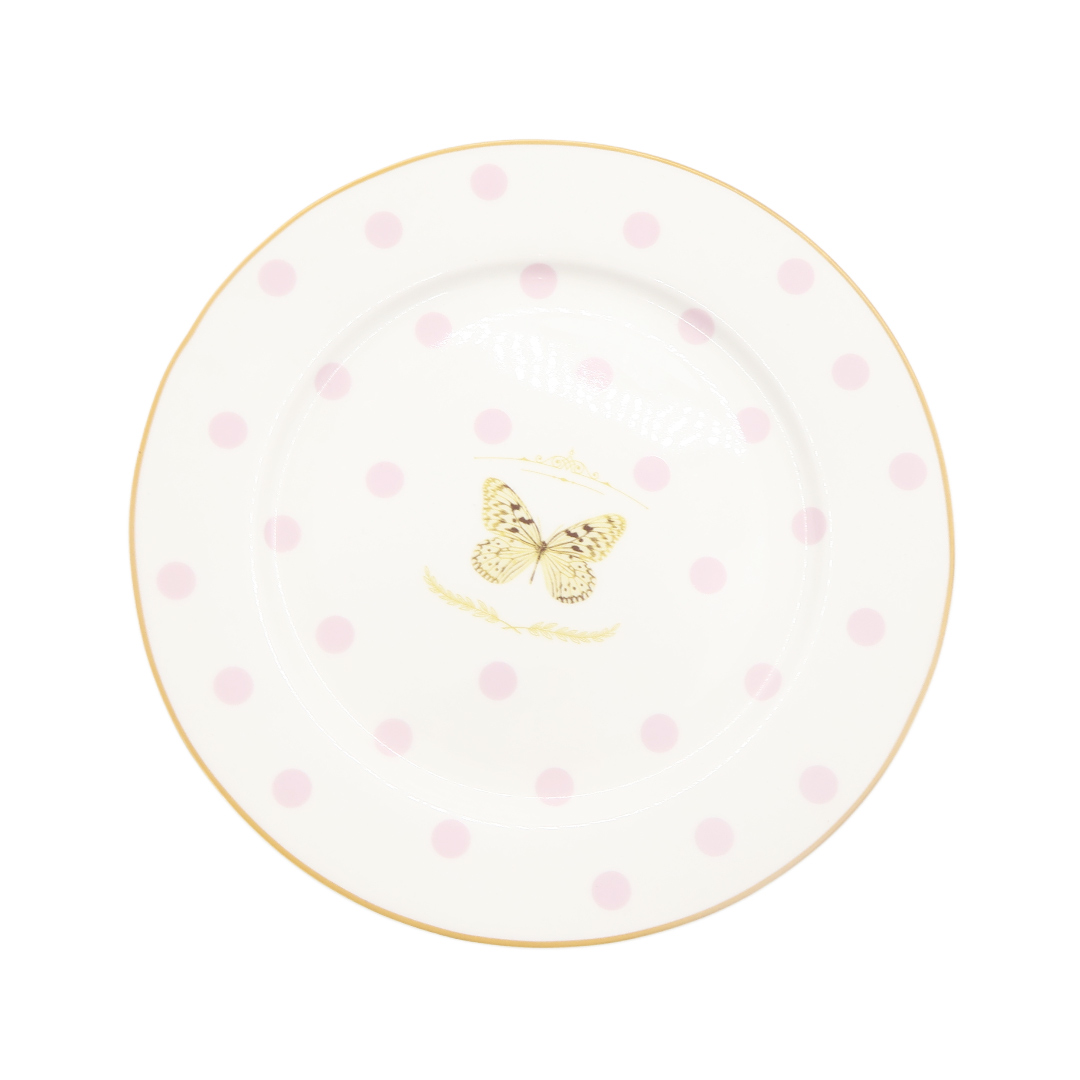 Farfurie YW-26, ceramică, imprimeu fluture, 1.8x19.2 cm - thumbs image 2