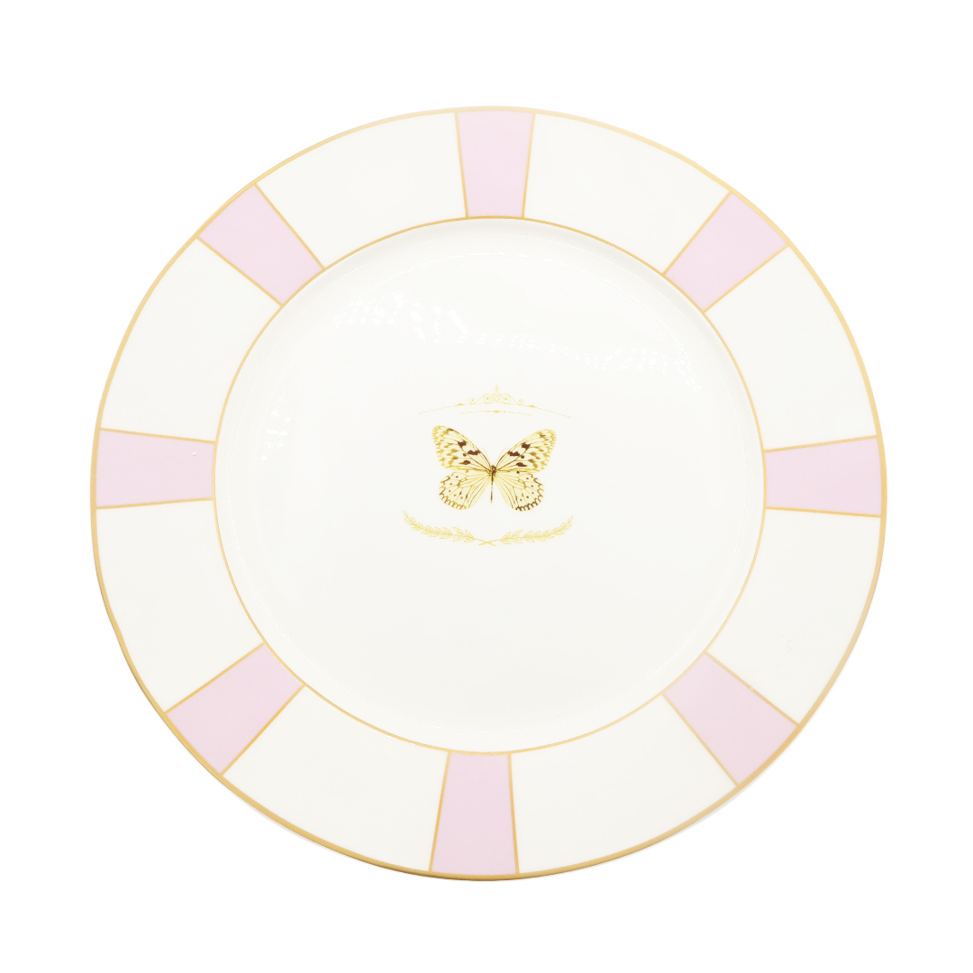 Farfurie YW-25, ceramică, imprimeu fluture, 2.2x26.6 cm - thumbs image 2