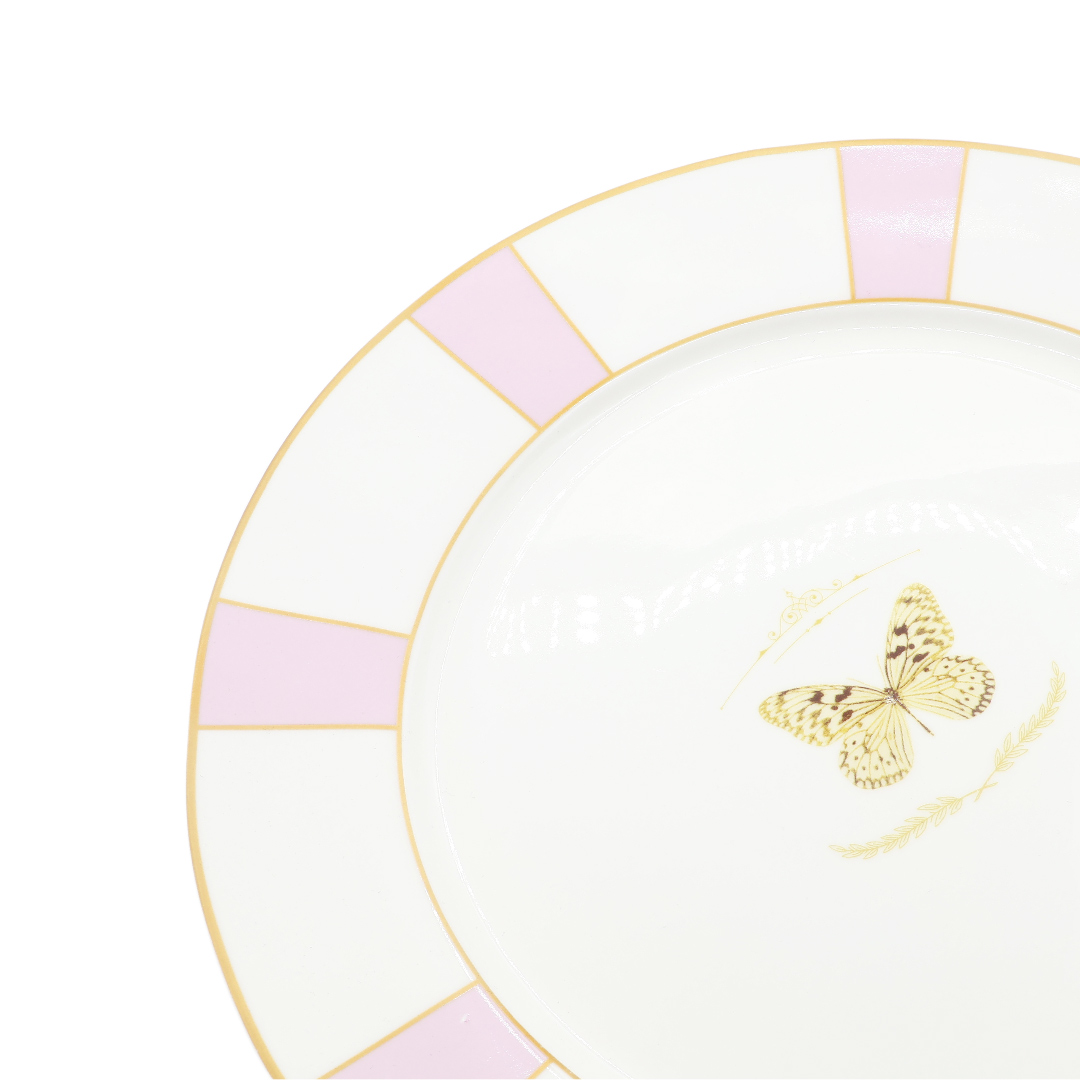 Farfurie YW-25, ceramică, imprimeu fluture, 2.2x26.6 cm - thumbs image 3