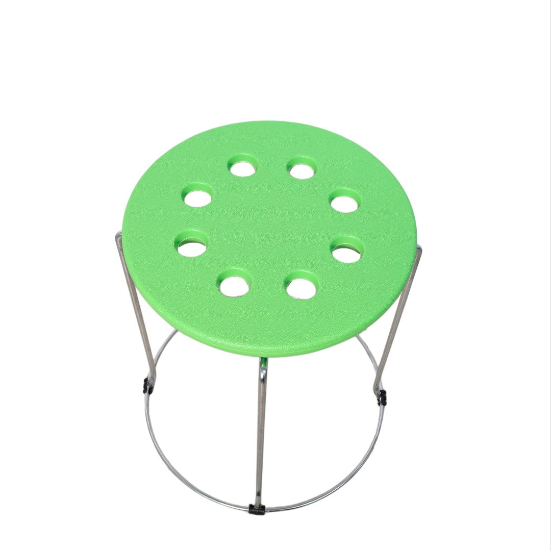 Taburet M25-47, verde, plastic metal - thumbs image 2