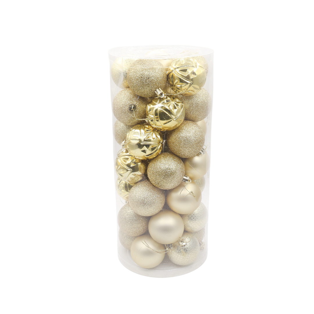 Set 35 buc. globuri decorative M23-101, multicolor