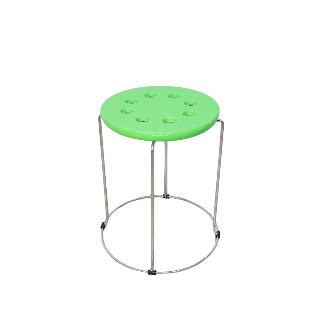 Taburet M25-47, verde, plastic metal