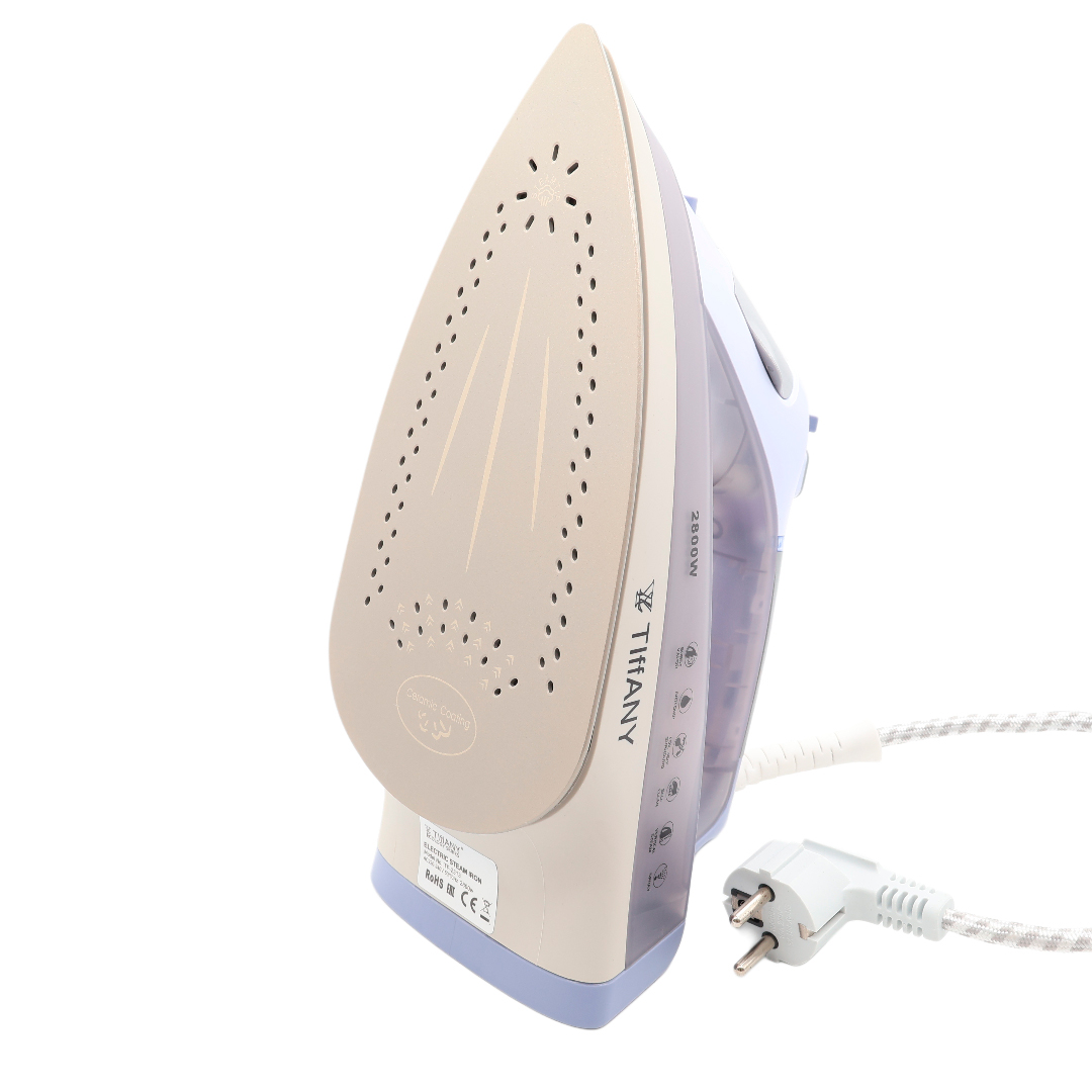 Fier de călcat Tiffany TF-2313, violet, plastic si oțel inoxibil cu strat nano-ceramic, acoperire antiaderentă, 2800 W, 220-240 V - thumbs image 2