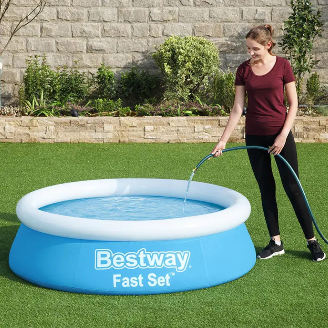 Piscină gonflabilă Bestway, M25-72, albastră, PVC,  940 L, 1,83m x 51 cm - thumbs image 5