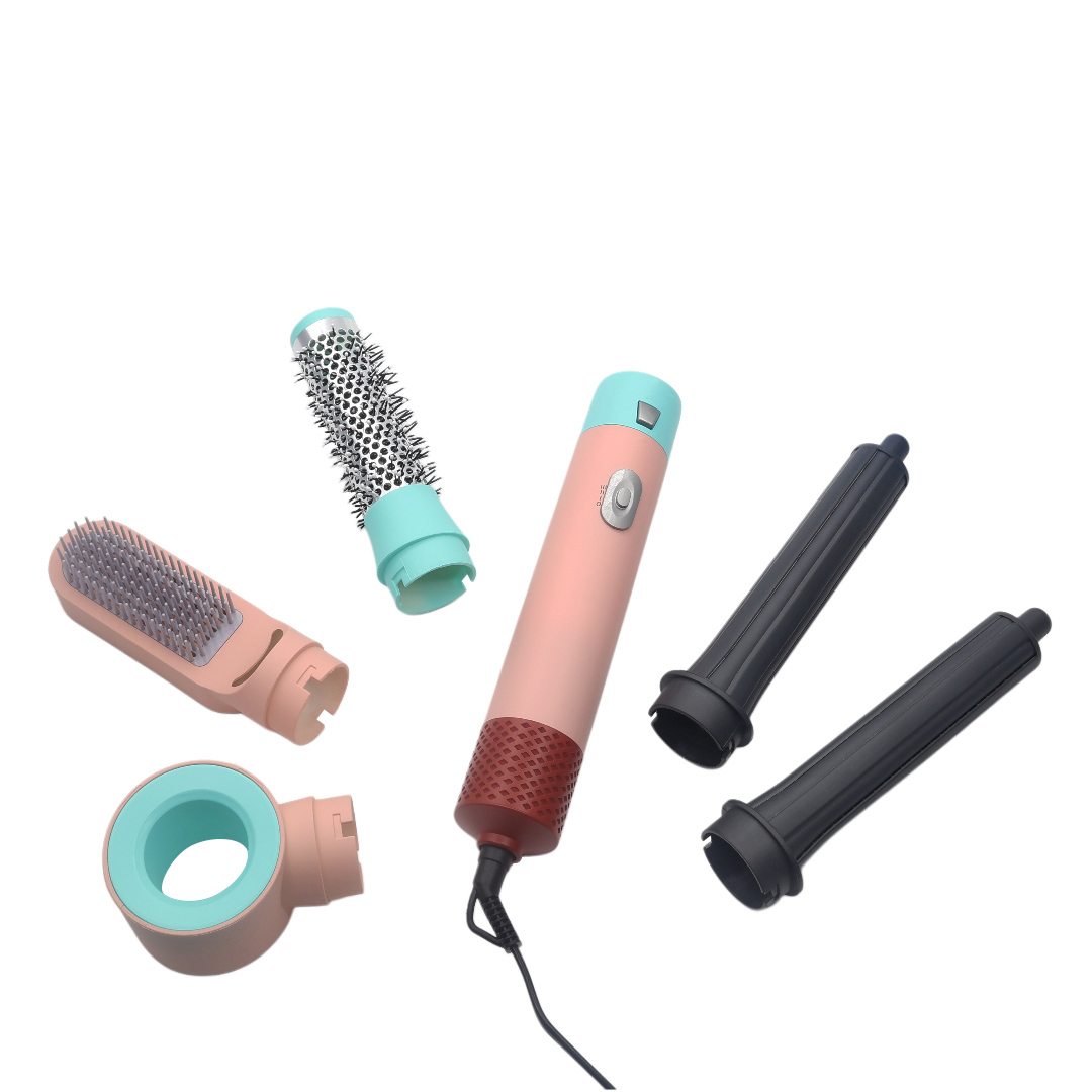 Multistyler pentru păr 5 în 1 M22-125-1, plastic, roz, 600 W