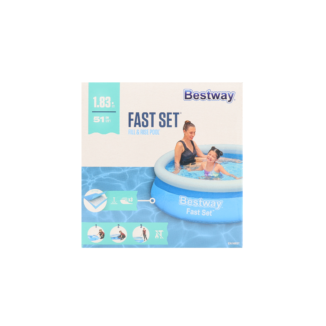 Piscină gonflabilă Bestway, M25-72, albastră, PVC,  940 L, 1,83m x 51 cm