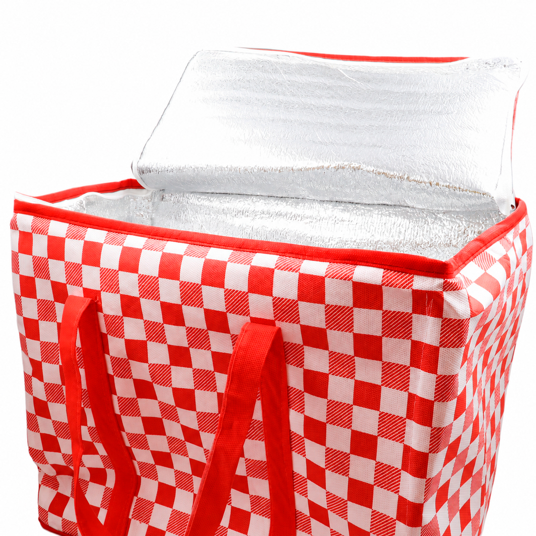 Geantă termică 35 L, Nurteks, pliabilă, 41 x 33 x 26 cm, poliester și folie de aluminiu - thumbs image 4