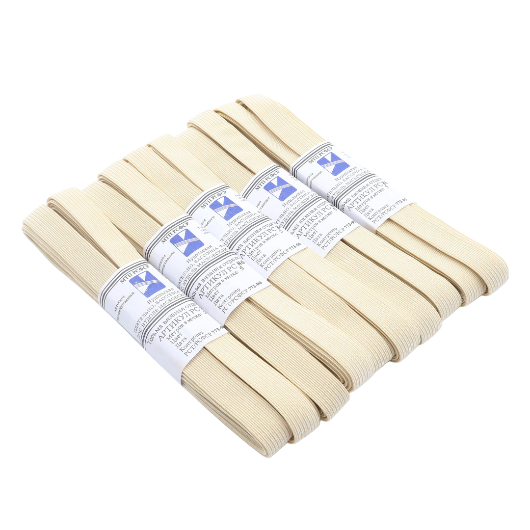 M19-88 Elastic bej, 5M (5pcs) 1/500 buc - thumbs image 3