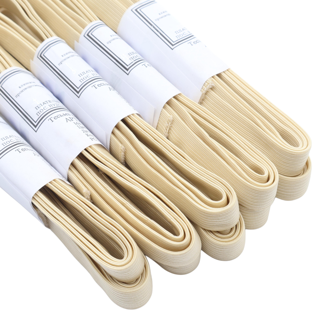 M19-88 Elastic bej, 5M (5pcs) 1/500 buc - thumbs image 4