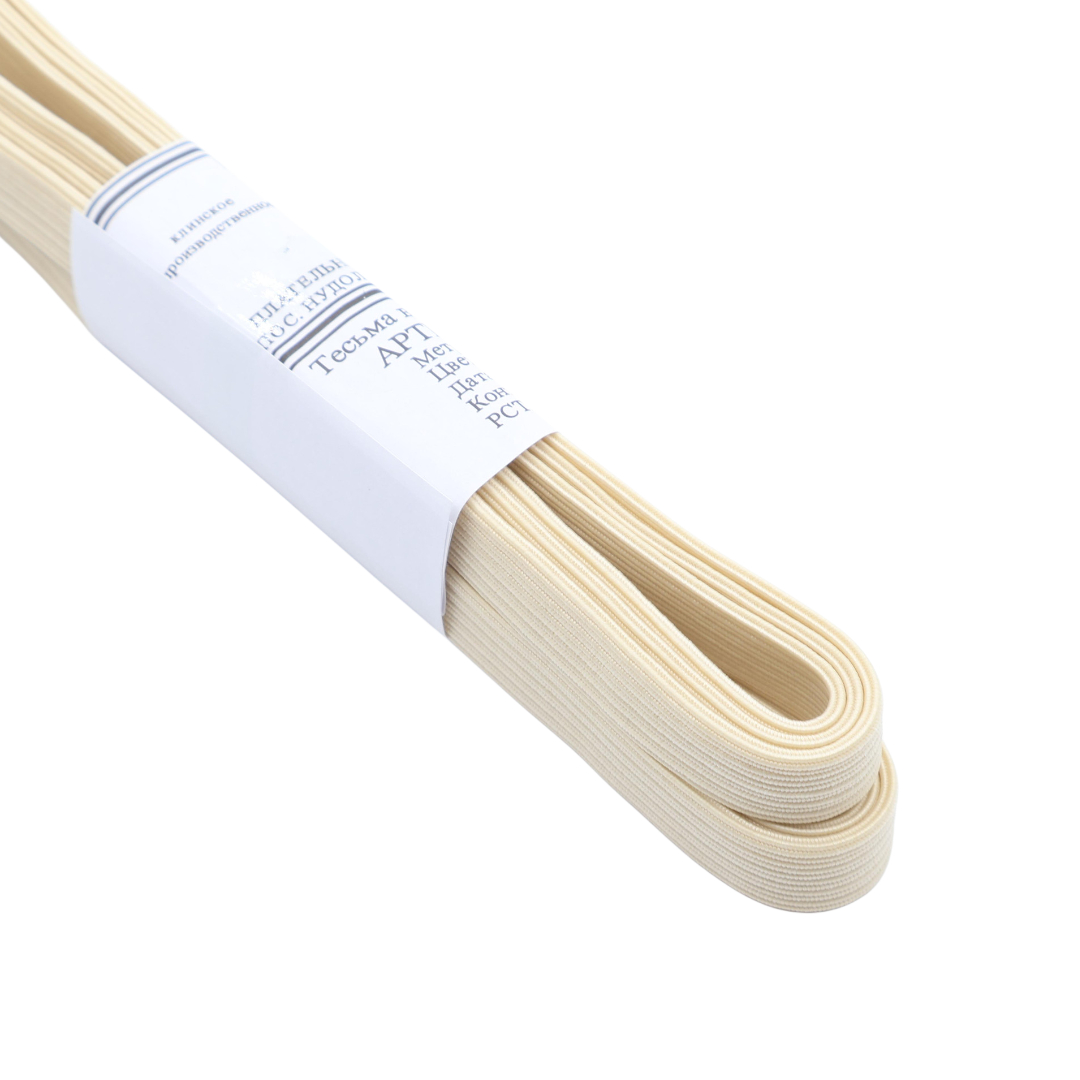 M19-92 Elastic, bej ingust, 5M (5pcs) 1/500 buc - thumbs image 2