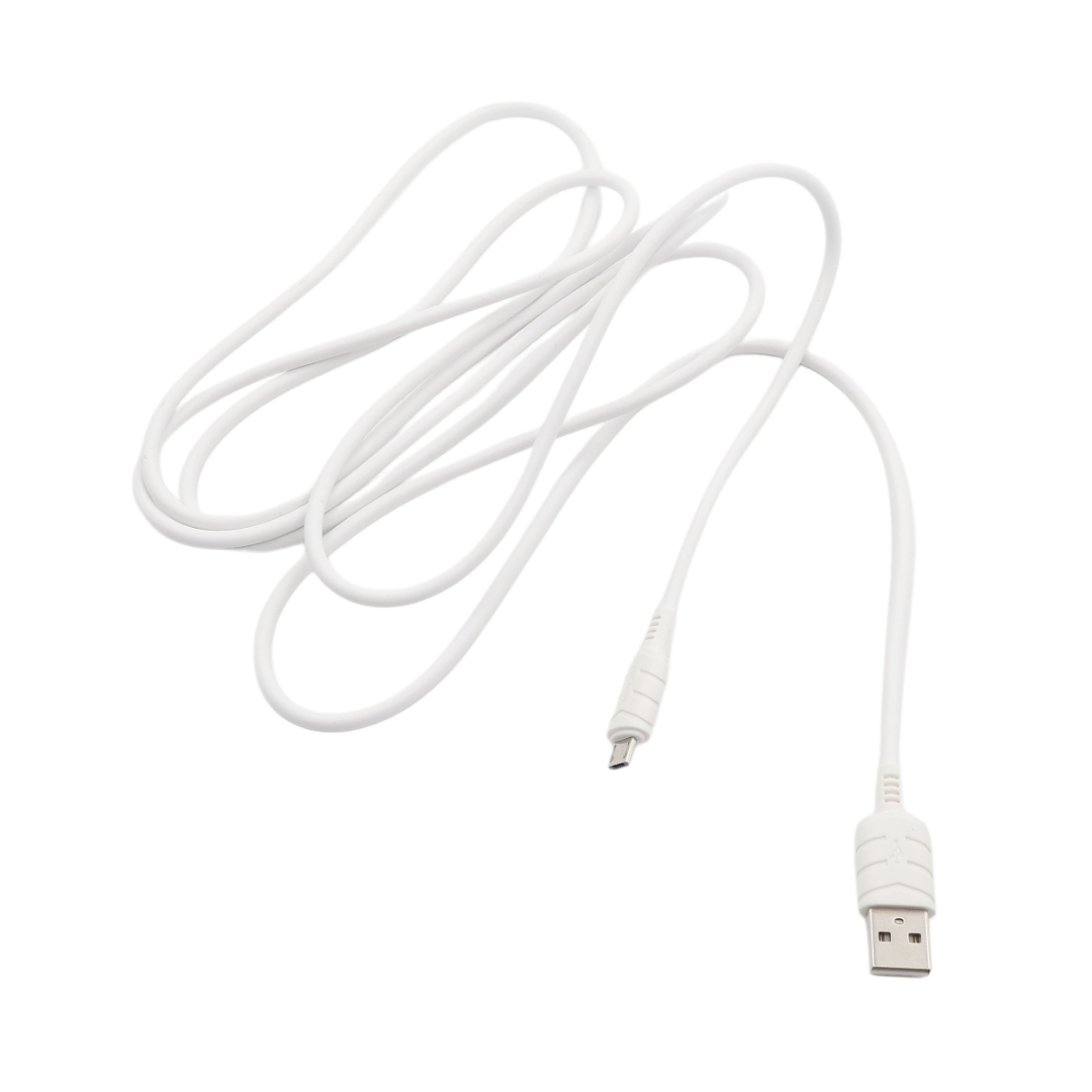 Сablu de încărcare și date Kakusiga KSC-716-2, USB Type-A / micro USB, alb, 2 m