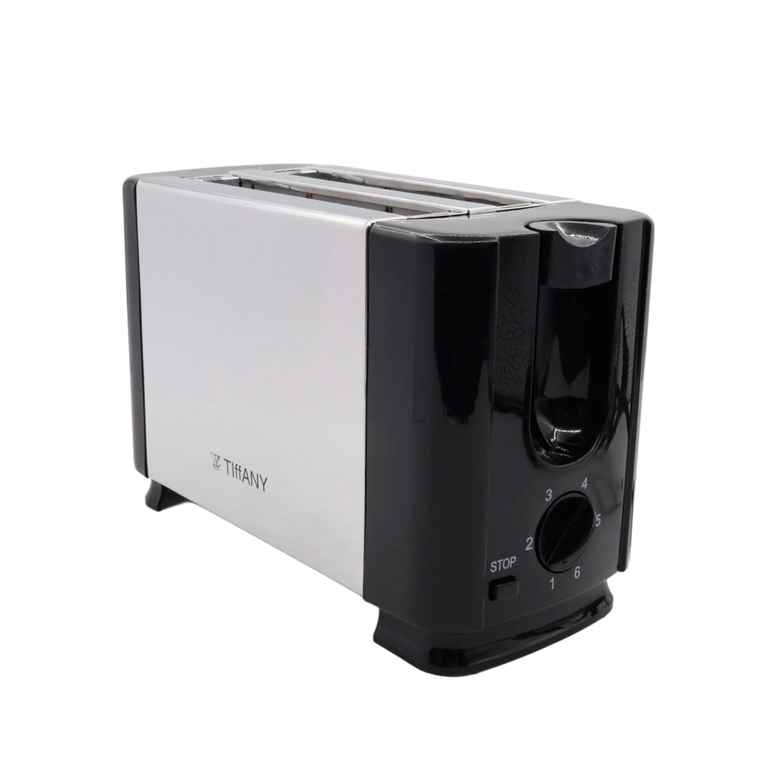 Toster Tiffany TF-667, argintiu, oțel inoxibil și plastic, 700 W