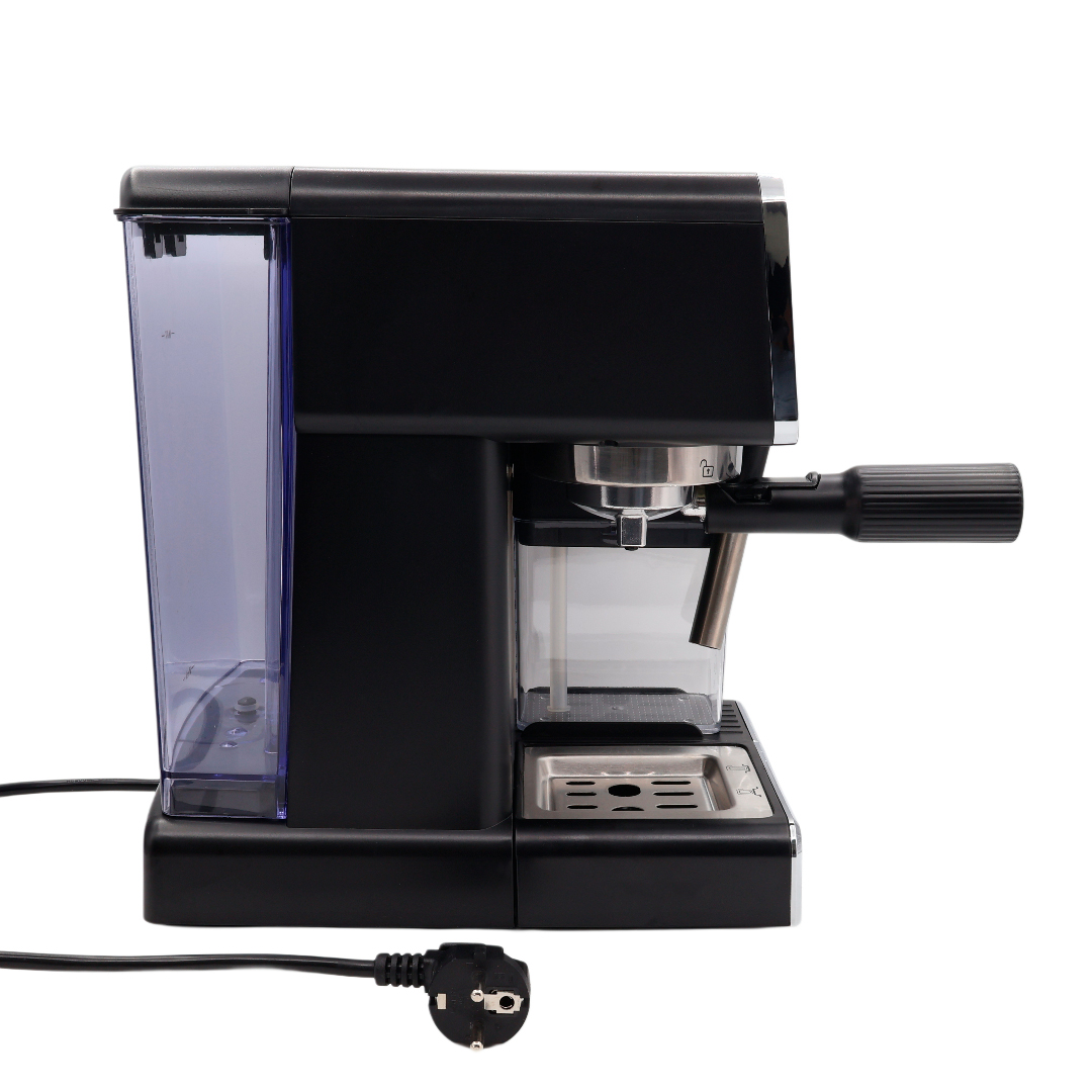 Espressor manual Tiffany TF-1622, nergu, plastic și oțel inoxibil, portfiltru cu 2 site pentru cafea, rezervor pentru lapte, 1350 W, 20 bar, 1.8 L - thumbs image 3