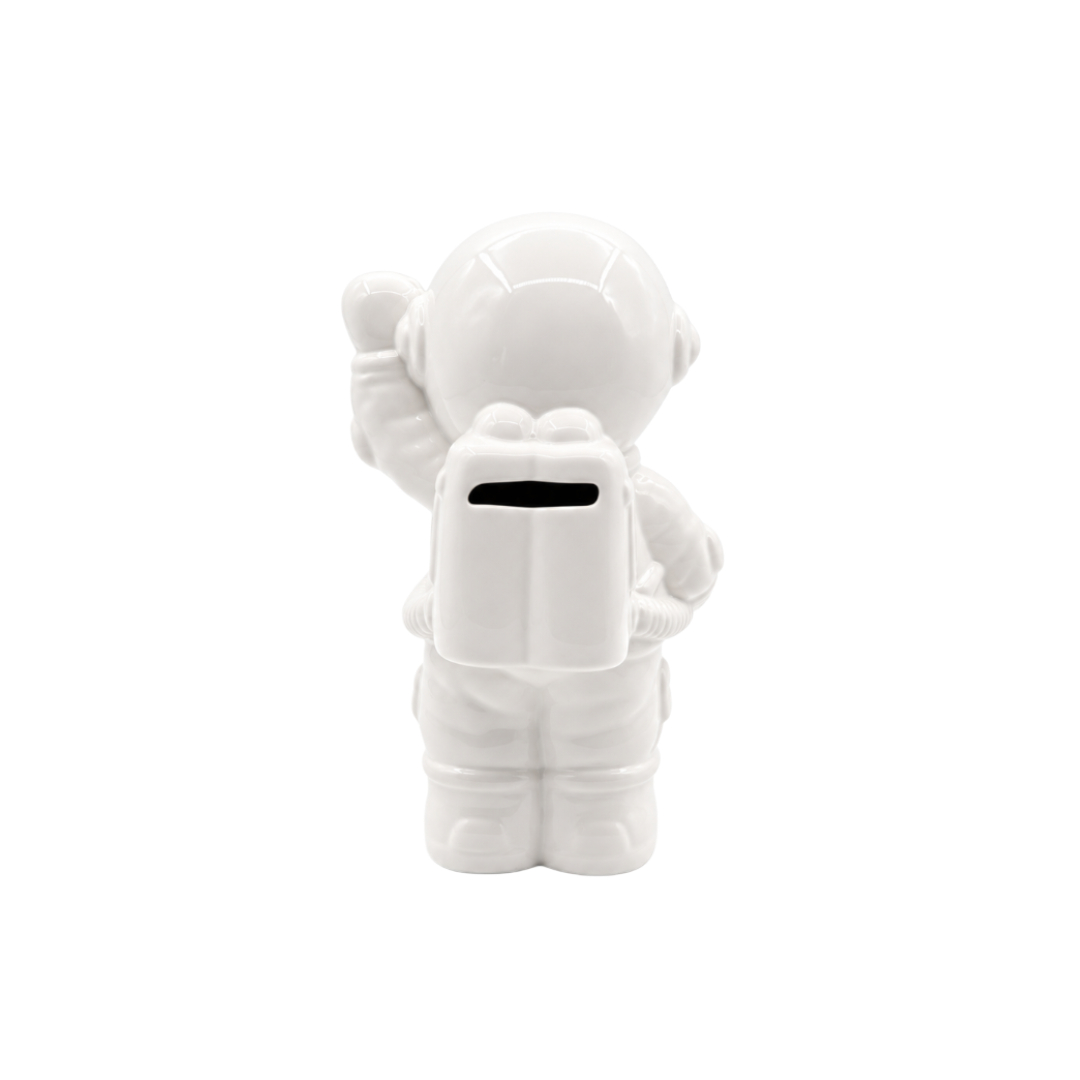 Pușculiță "Astronaut" M28-44, ceramică, alb, 11 x 9.5 x 19.3 cm - thumbs image 2