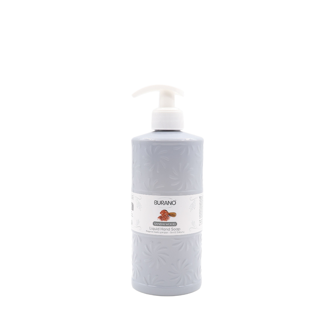 Săpun lichid Elegant BURANO "Sandalwood", 500 ml, gri