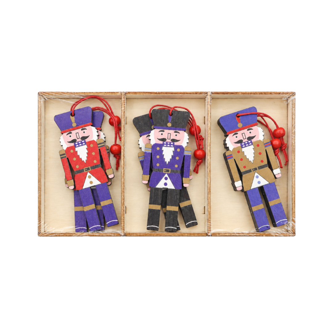 Set decorațiuni pentru brad M26-66, lemn