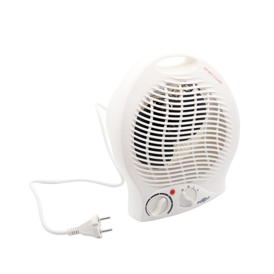 Тепловентилятор pоTор LQ-801, пластик, белый, 2000 Вт