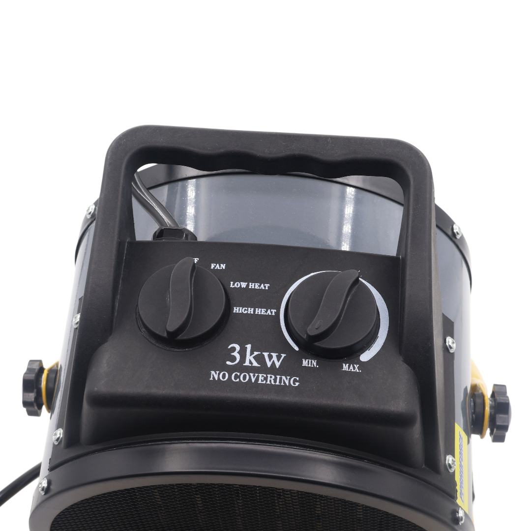 Aeroterma PprroForce EB1606-3, metal, negru, 3000 W - thumbs image 2