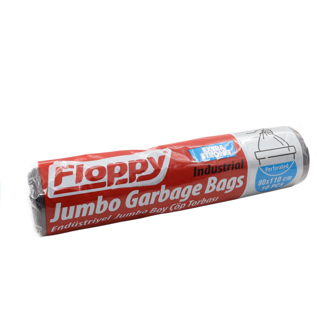 Saci menajeri Industriali Floppy 90L, 80 x 110 cm, 10 pcs negri